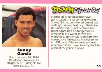 1992 Beach Sports #60 Sunny Garcia Back